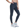 Control de abdomino Fitness Running 4 Way Stretch Yoga Leggings Pantalones de yoga de cintura alta con bolsillos para mujeres